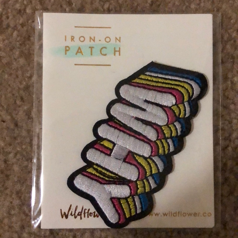 Wildflower Iron on Patch